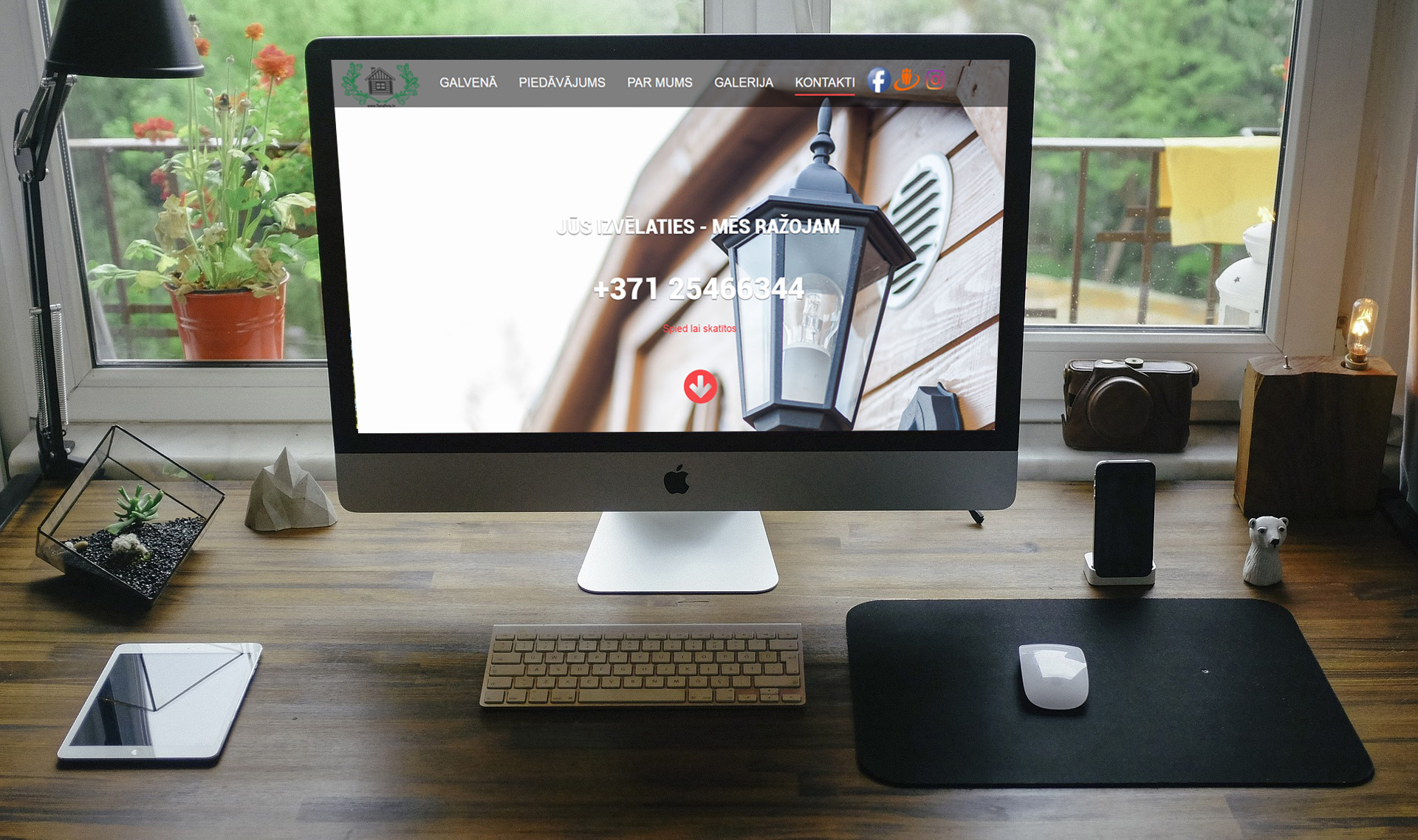 Mājas lapas izveide